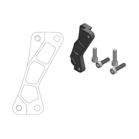 Adapter do tarczy hamulcowej przód 320mm pasuje do: yamaha wrf 250 '17-'18, wrf 450 '16-'18, wrf 450 enduro gp '18-