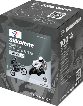 Olej Silnikowy Fuchs Silkolene Super 4t 10w40 4l