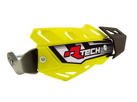 Osłony rąk (handbary) flx atv/quad kolor żółty neon (z 3 rodzajami mocowań do kierownicy)