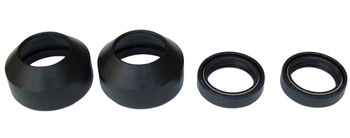 Uszczelniacze przedniego zawieszenia olejowe i pyłowe (komplet) (36x48x11) kawasaki kz 550, yamaha xs 750/849