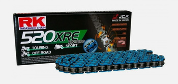 ŁAŃCUCH NAPĘDOWY BB520XRE-120(XW-RING) ZAKUWKA (CLF) W ZESTAWIE KOLOR NIEBIESKI (POJEMNOŚĆ: DO 800 CCM) (36,5 KN)