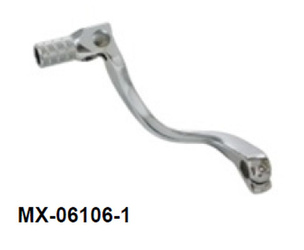 DŹWIGNIA ZMIANY BIEGÓW SUZUKI RM 125 '89-'08 (OEM: 2560036F10) (KUTE ALUMINIUM) KOLOR SREBRNY (ANODOWANY)