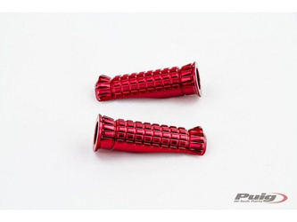 Podnóżki Puig R-Fighter Uniwersalne (Wymagają Adapterów) Czerwone