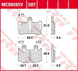 Klocki hamulcowe kh499/4 sinter road/track honda vfr 1200f '10-'16 przód