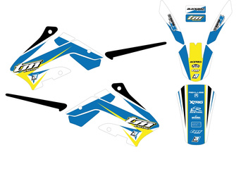 Komplet naklejek (oklein) tm 2-4 stroke '22 dream 4 kolor niebieski/żółty