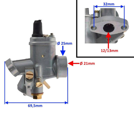Gaźnik do Sachs Tomos Ks50
