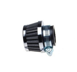 Filtr powietrza 28 mm stożkowy mały niski chrom