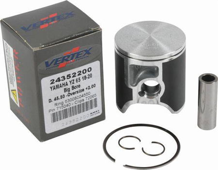Vertex tłok yamaha yz 65 '18-'22 big bore (45,45mm=+2,00mm)