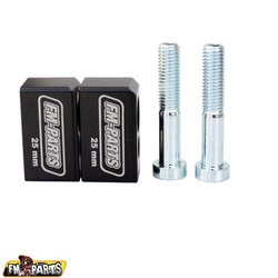 PODWYŻSZENIE KIEROWNICY 25MM KTM; HUSQVARNA, GAS GAS KOLOR CZARNY