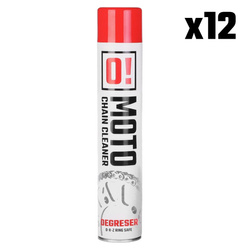 OMOTO ZESTAW 12 SZTUK SPRAY ZMYWADO MYCIA ŁAŃCUCHA 750ML O! CHAIN CLEANER (O!MOTO) (OLE-007) (PAKIET 12 SZTUK)