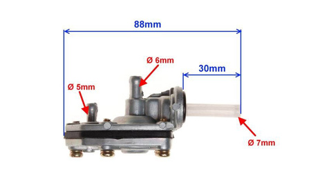 Kranik paliwa do Piaggio Malaguti Gilera
