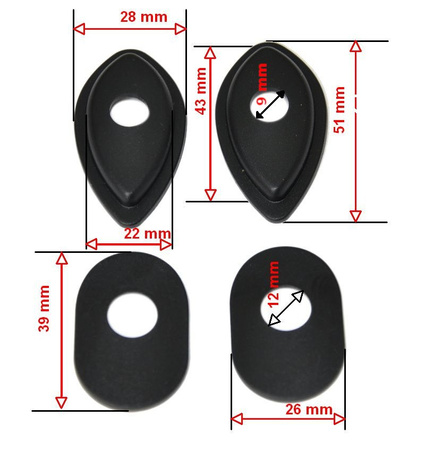 ZAŚLEPKI KIERUNKOWSKAZÓW HONDA