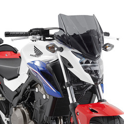 szyba honda cb 500f (16) 31,2 x 40,8cm przyciemniana z mocowaniami