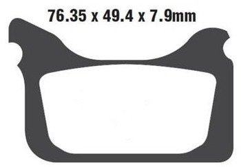 KLOCKI HAMULCOWE EBC FA405MX-S