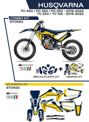 Komplet plastików plukomplet naklejek (oklein) husqvarna tc 125/250 '19-'22