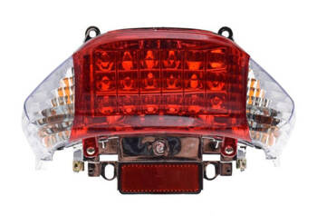 Lampa tylna z białymi kierunkami LED