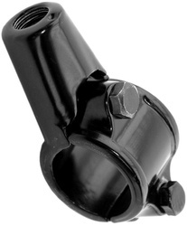 Adapter do lusterek obejma 22mm, gwint m10 lewy kolor czarny (tm18)