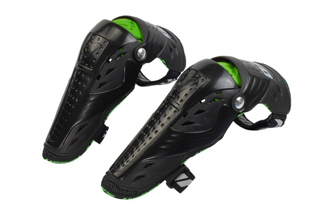 Nakolanniki Ochraniacze Kolan Syncron Z Zawiasem Kolor Czarny / Neon