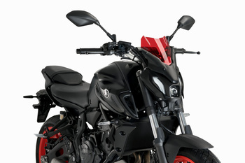 Szyba Sportowa Nowej Generacji Puig Do Yamaha Mt-07 21-24 Czerwona