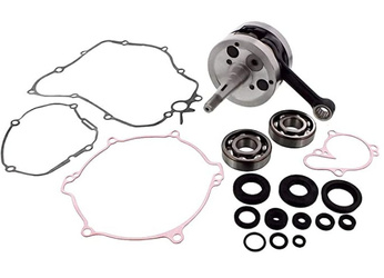 Wiseco wał korbowy kawasaki kx 85/100 '06-'15 (z łożyskami i uszczelniaczami na wał oraz kompletem uszczelek na dół silnika) (hr4066)