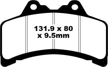 KLOCKI HAMULCOWE MOTOCYKLOWE EBC FA191