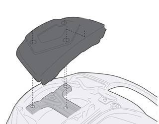 stelaż kufra centralnego suzuki burgman 650 / executive (02-15) ( z płytą monokey )