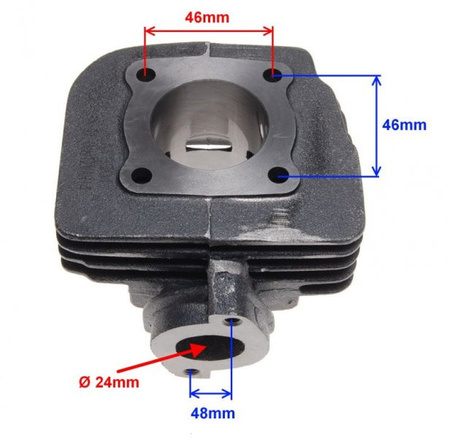 Cylinder kompletny skuter Suzuki Morini 60cm
