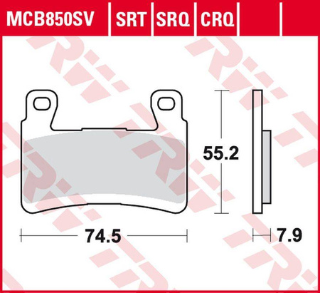 Klocki hamulcowe kh296 carbon racing kawasaki zx-6r ninja '13-, przód