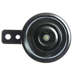 Klakson (sygnał dźwiękowy) uniwersalny czarny (średnica 65 mm)