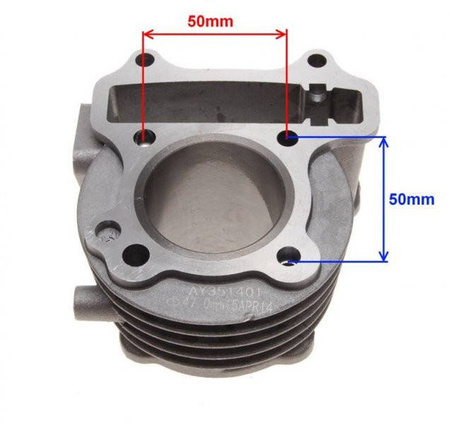 CYLINDER SKUTER 4T 80CM TUNING 139QMB GY6-50