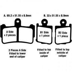 Klocki hamulcowe Honda VFR 1200 F ABS