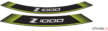 Paski na felgi puig do kawasaki z1000 zielone