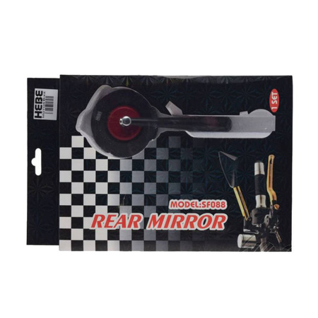 Lusterka motocyklowe okrągłe Hebe CNC M10 M8