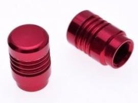 Nakrętka wentyla czerwona