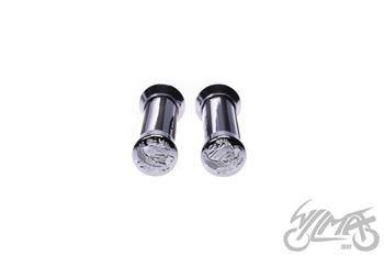 Manetka czarna chrom cienki pasek