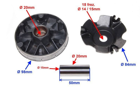 Wariator do skutera Piaggio Gilera Aprilia