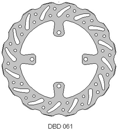 Tarcza hamulcowa przód kawasaki kx 250 kx 450