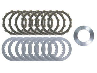 Psychic tarcze sprzęgłowe racing z przekładkami i sprężyną talerzową ktm sx 250 '13-'16, sxf 450 '13, exc 500 '13-'15 (drc275) (ebs5651)(ebs275r)