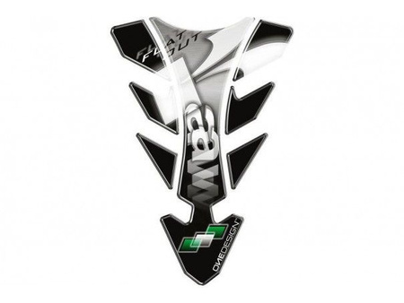 Tankpad puig future do motocykli kawasaki srebrny