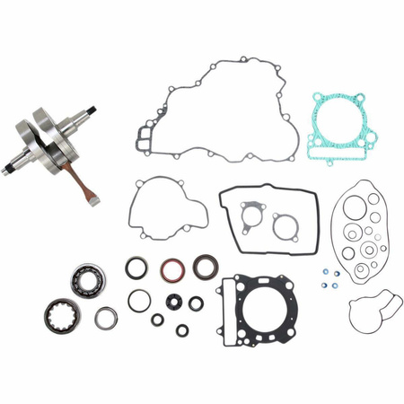 zestaw naprawczy dołu silnika yamaha wrf 250 10-13 (wał korbowy, łożyska, uszczelniacze, uszczelki) (808678) (k021) (822175) (hr 4407)