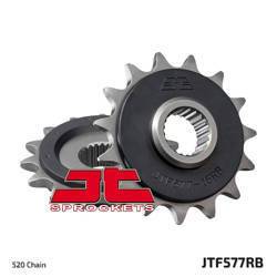 Zębatka przednia 441 15 z gumą yamaha xt 600 '89-'98, xtz 660 '91-'98 (jtf577.15rb) (łańc. 520)