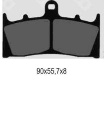 Klocki hamulcowe kh188 półmetaliczne (oferta specjalna) wycofane z oferty