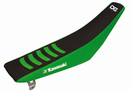 Pokrowiec/poszycie na siedzenie kawasaki kxf 250 '09-'12, kxf 450 '09-'11 double grip 3, kolor czarny/zielony