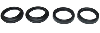 Uszczelniacze przedniego zawieszenia olejowe i pyłowe (komplet) (43x55x10,5/12) kawasaki zzr 1100, zr 1100, suzuki gsxr 1100, yamaha fzr, v-