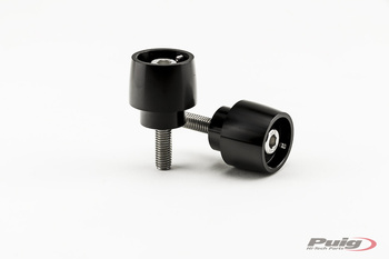 Ciężarki / Końcówki Kierownicy Puig - Podstawa / Baza Czarna - Model Thruster Do Yamaha Mt-09 Tracer