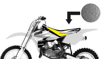 Pokrowiec/poszycie na siedzenie suzuki dream rm 85 '02-'12 (12) kolor żółty/czarny-