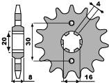 Zębatka przednia 718 12 18nc (łańc. 520)
