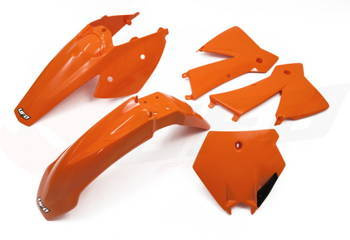 komplet plastików ktm sx/exc '03-'04 kolor oem (pomarańczowy) (kt502e999)