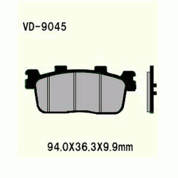 Klocki Hamulcowe Vesrah   Vd-9045 (Fa427)