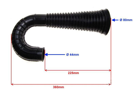 Guma filtr gaźnika skuter 125 GY6-125 lub GY6-150 4T